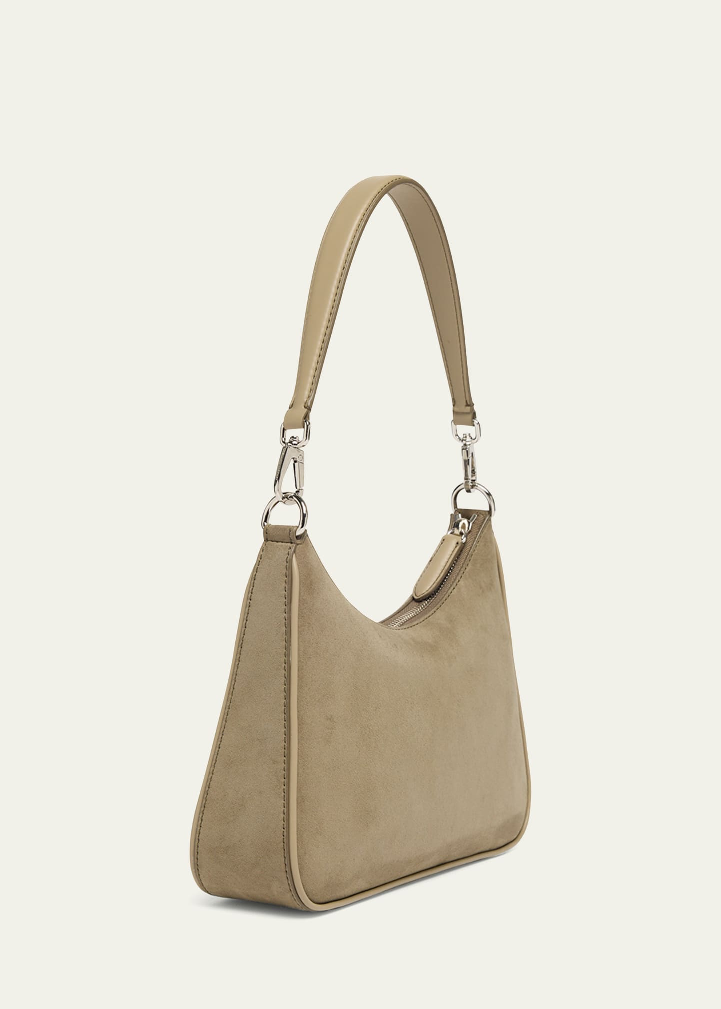 Alter Suede Piped Hobo Bag - 3