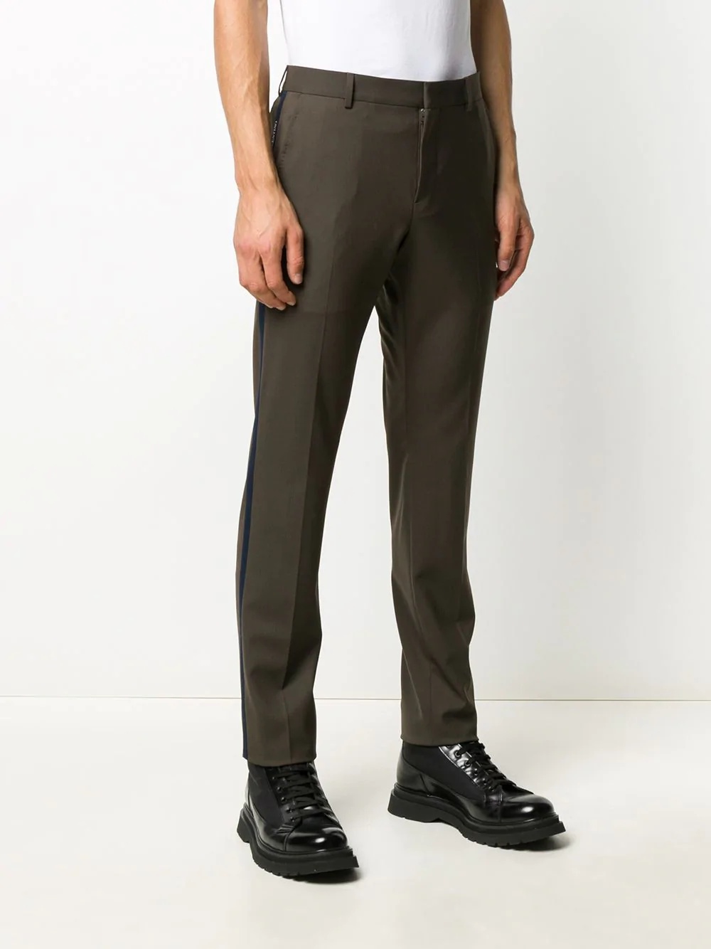 slim-fit tailored trousers - 3