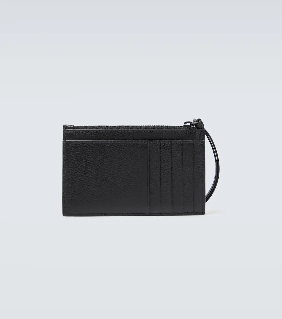 City grained leather wallet - 2