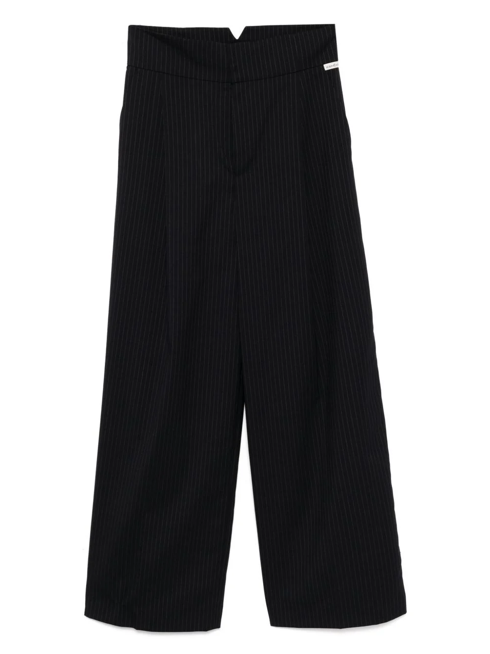 belted wide pants - 1