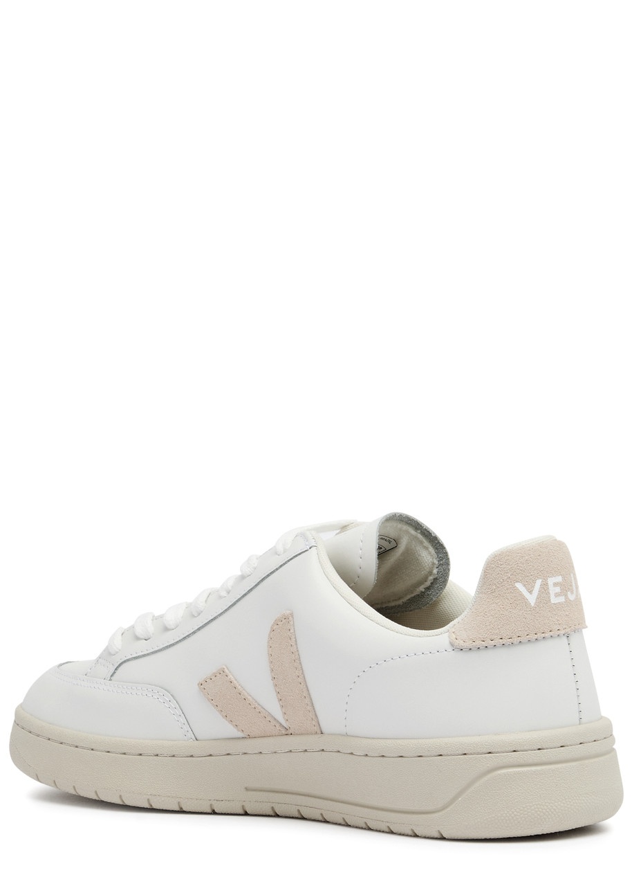Veja V-12 Panelled Leather Sneakers - 2
