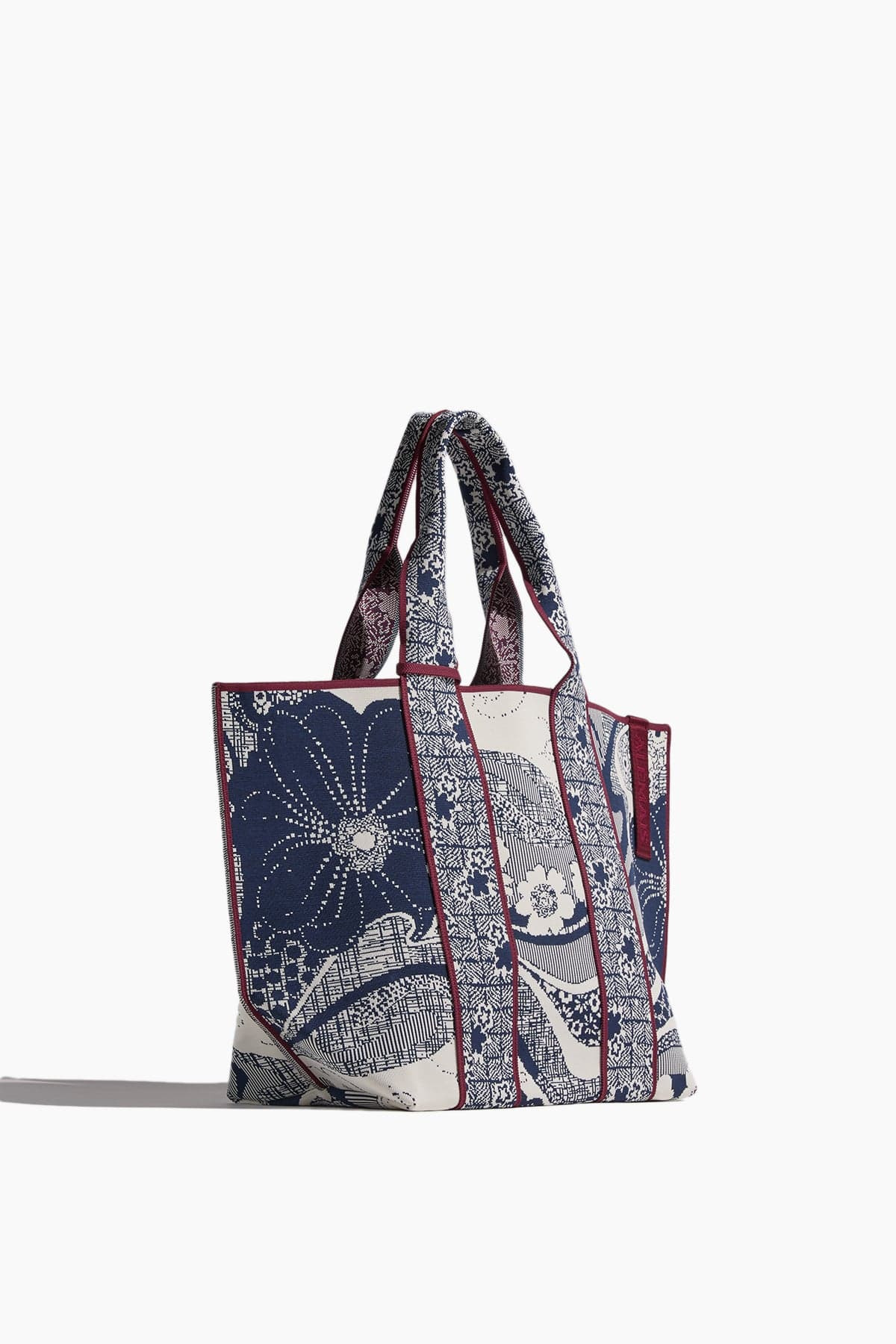 Mickey Jacquard Beach Tote in Navy - 3