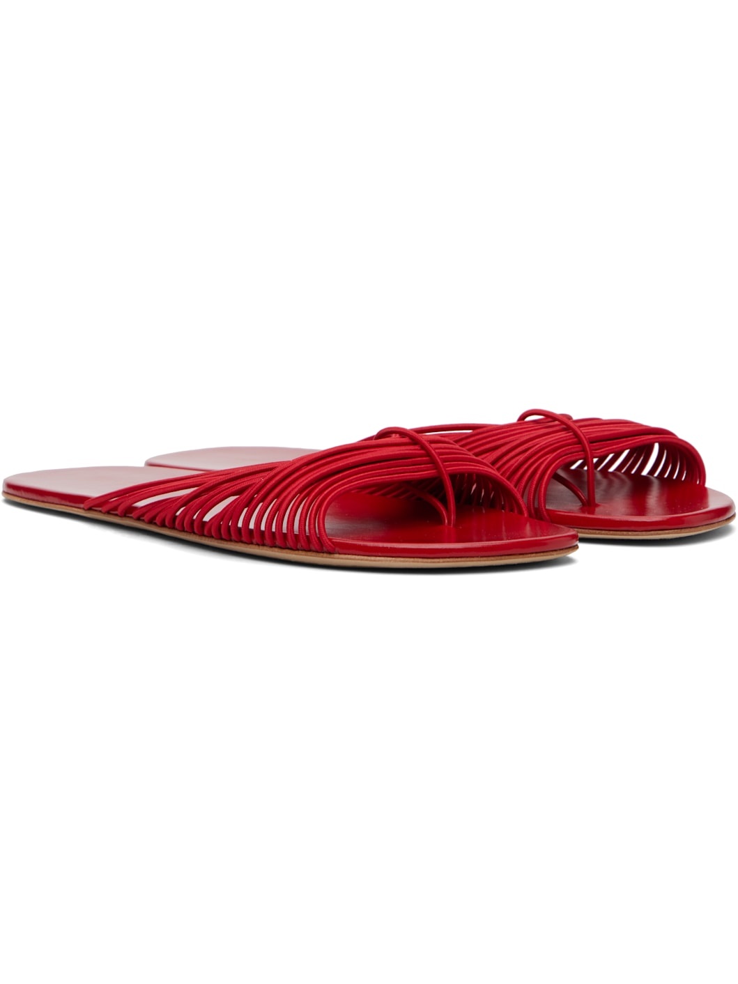Red Sara Sandals - 4