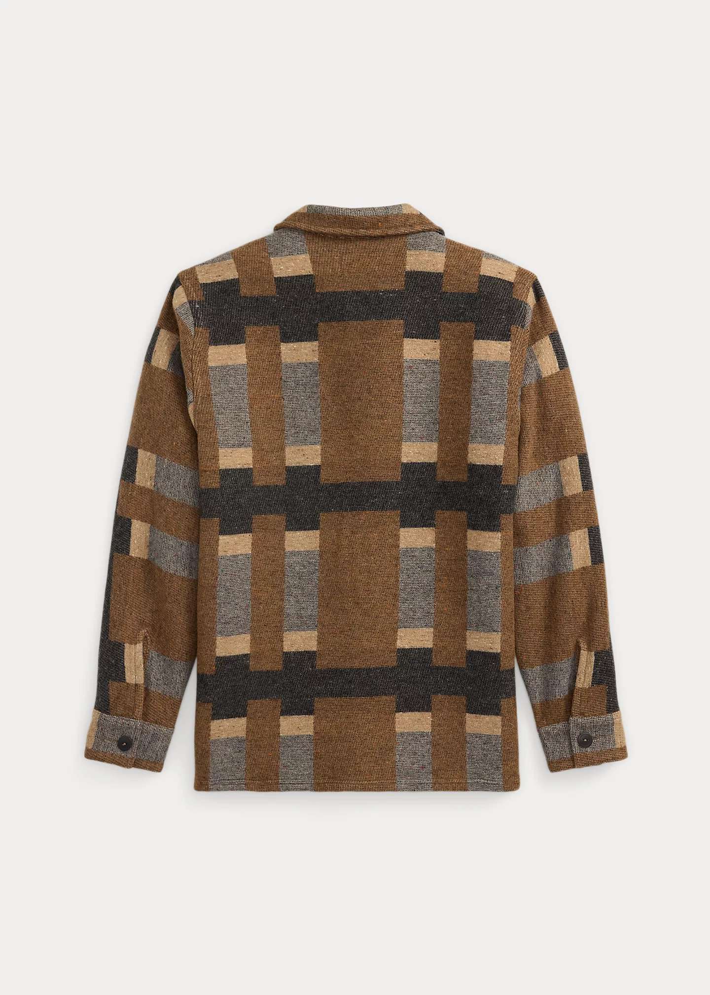 Wool-Blend Jacquard Shirt Jacket - 2