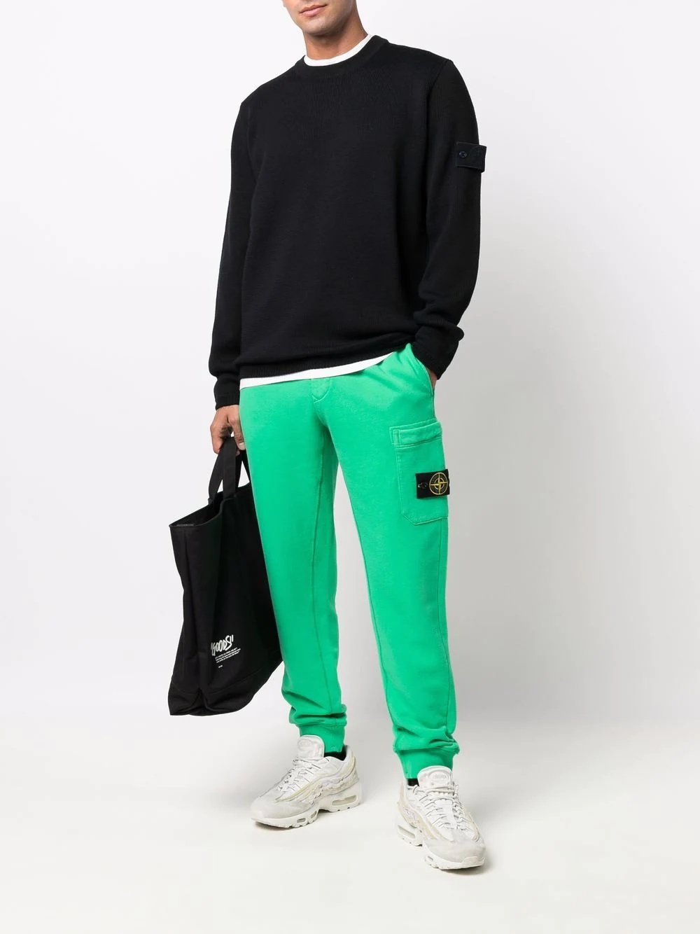 Compass badge track pants - 2