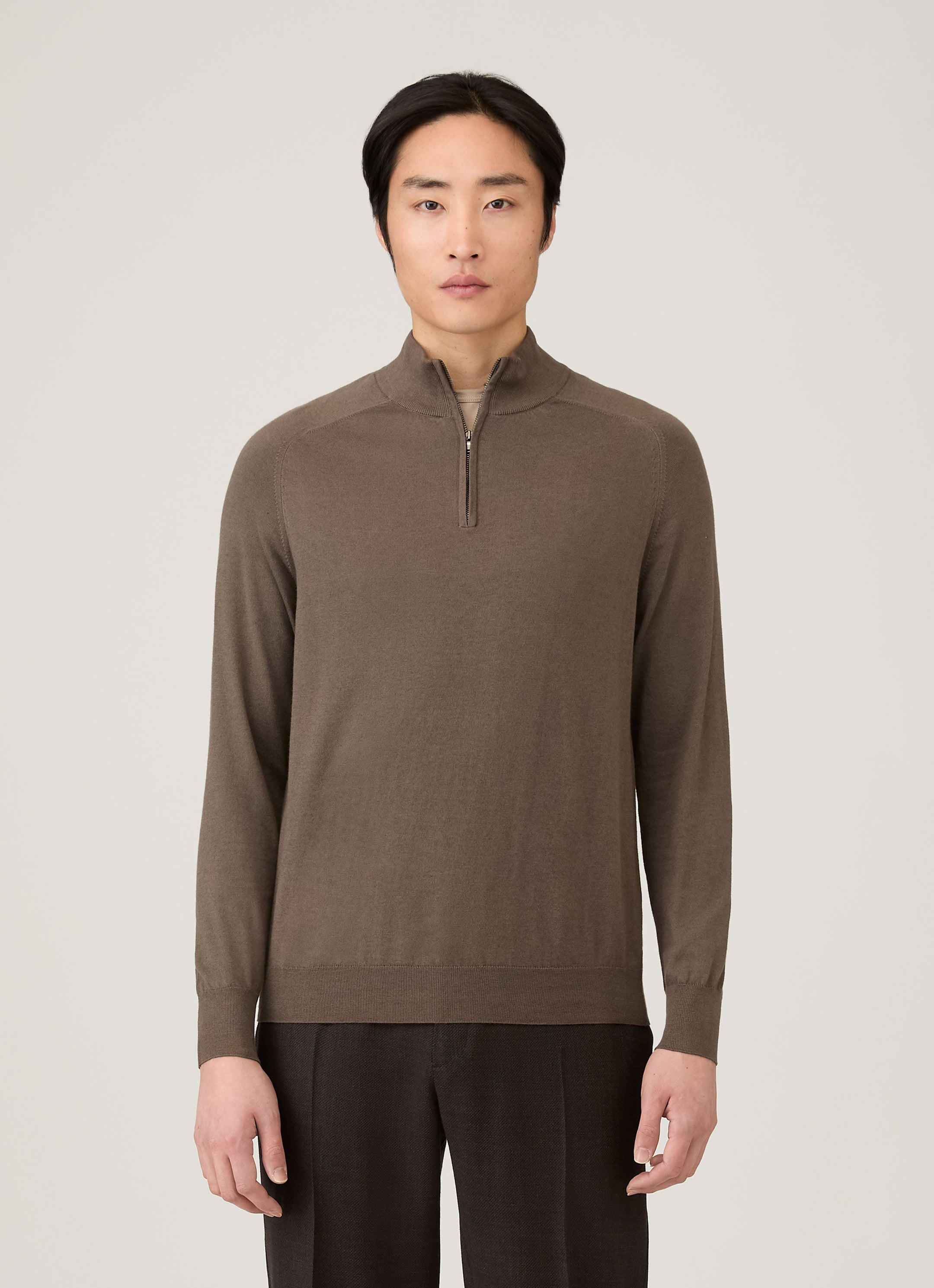Sea Island Cashmere Half Zip - 2