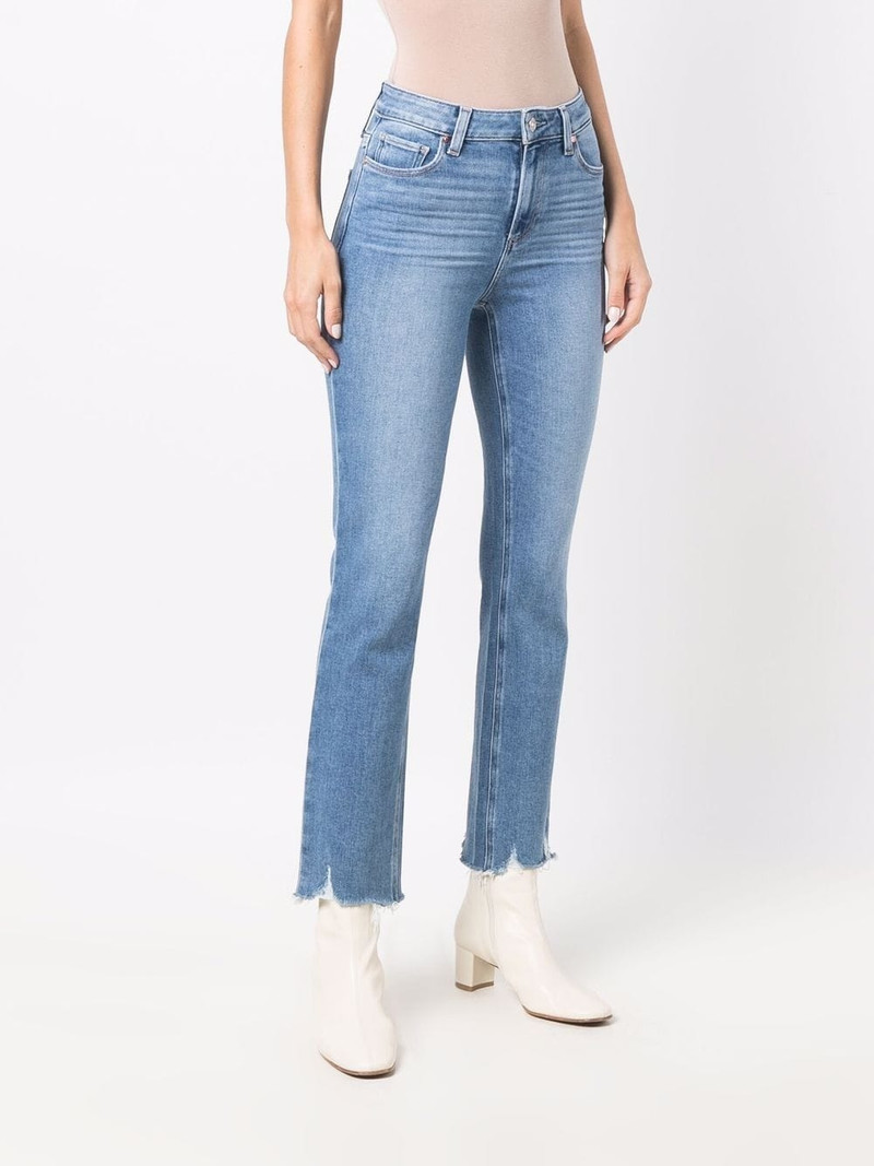 mid-rise straight-leg jeans 3