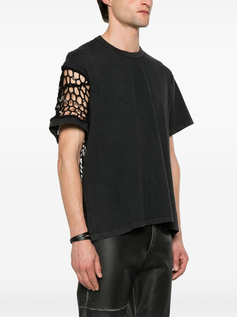 crochet-panelling T-shirt 4