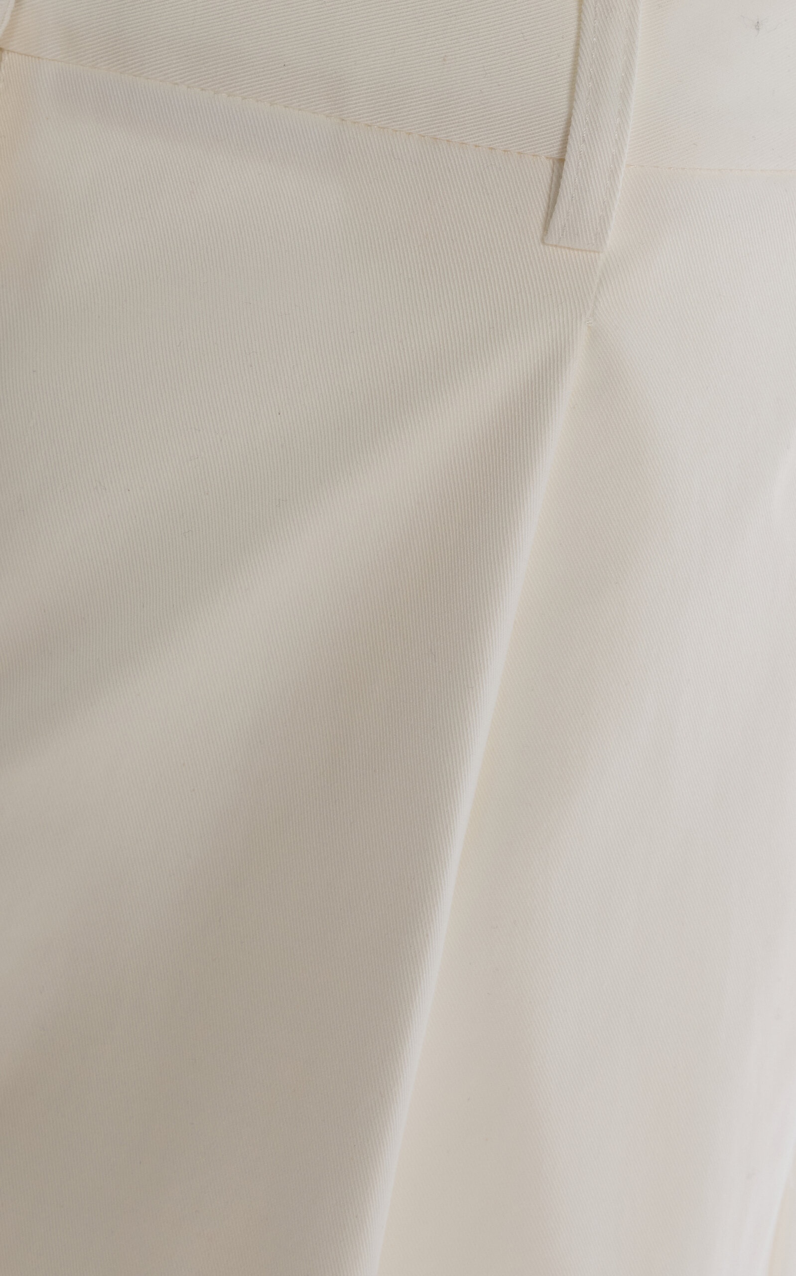 High-Rise Stretch-Cotton Pants white - 5