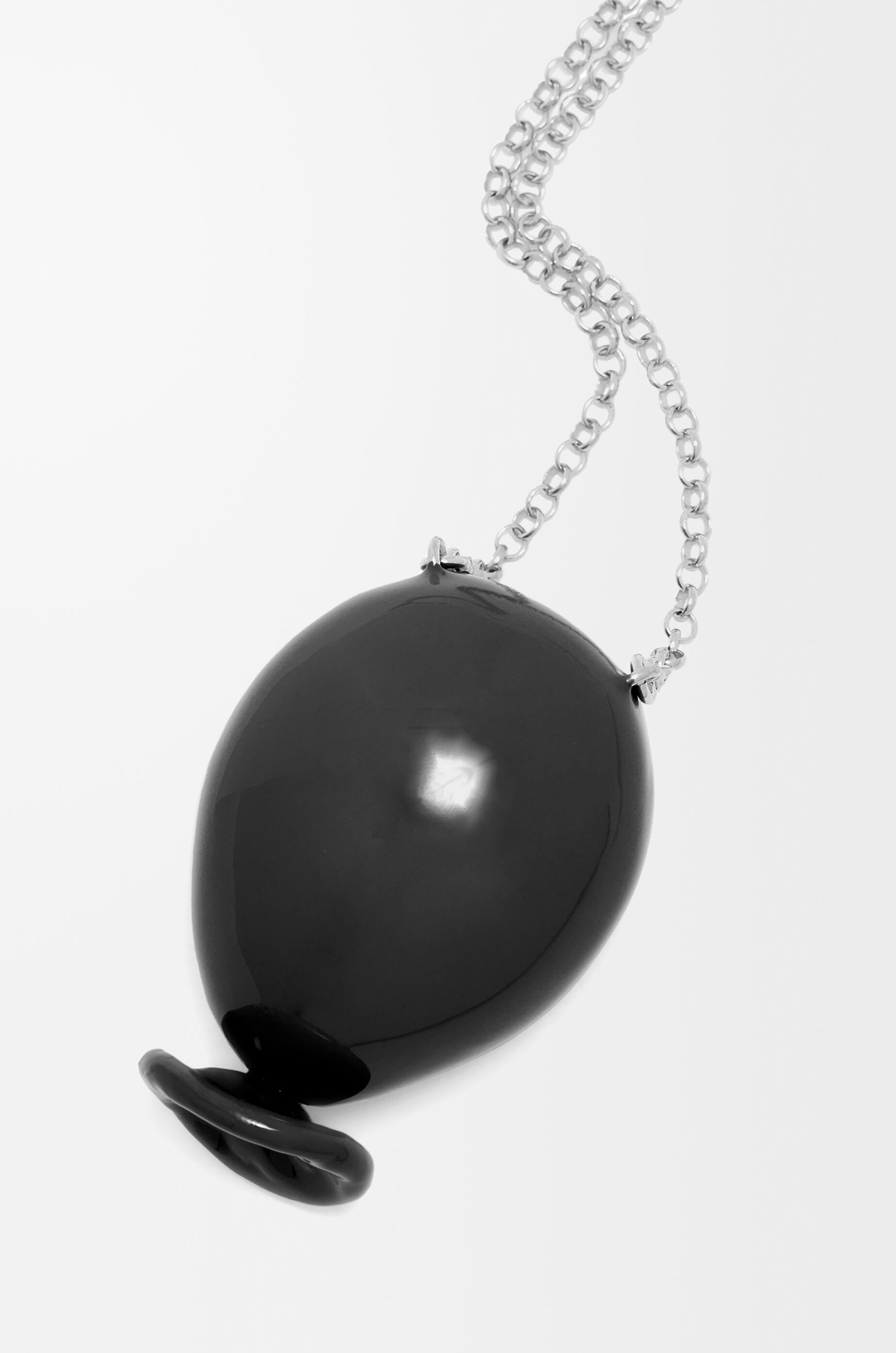 Balloon pendant in sterling silver and enamel - 3