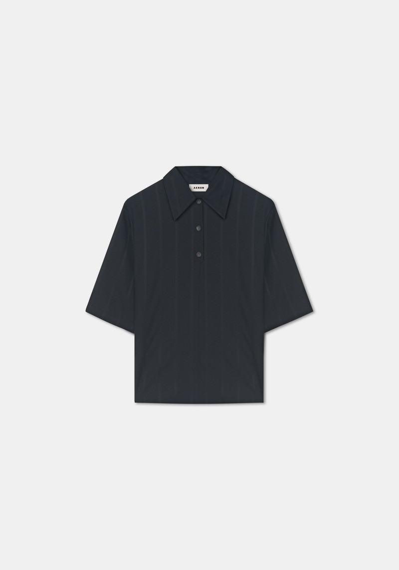 MAE High neck short sleeved shirt 1