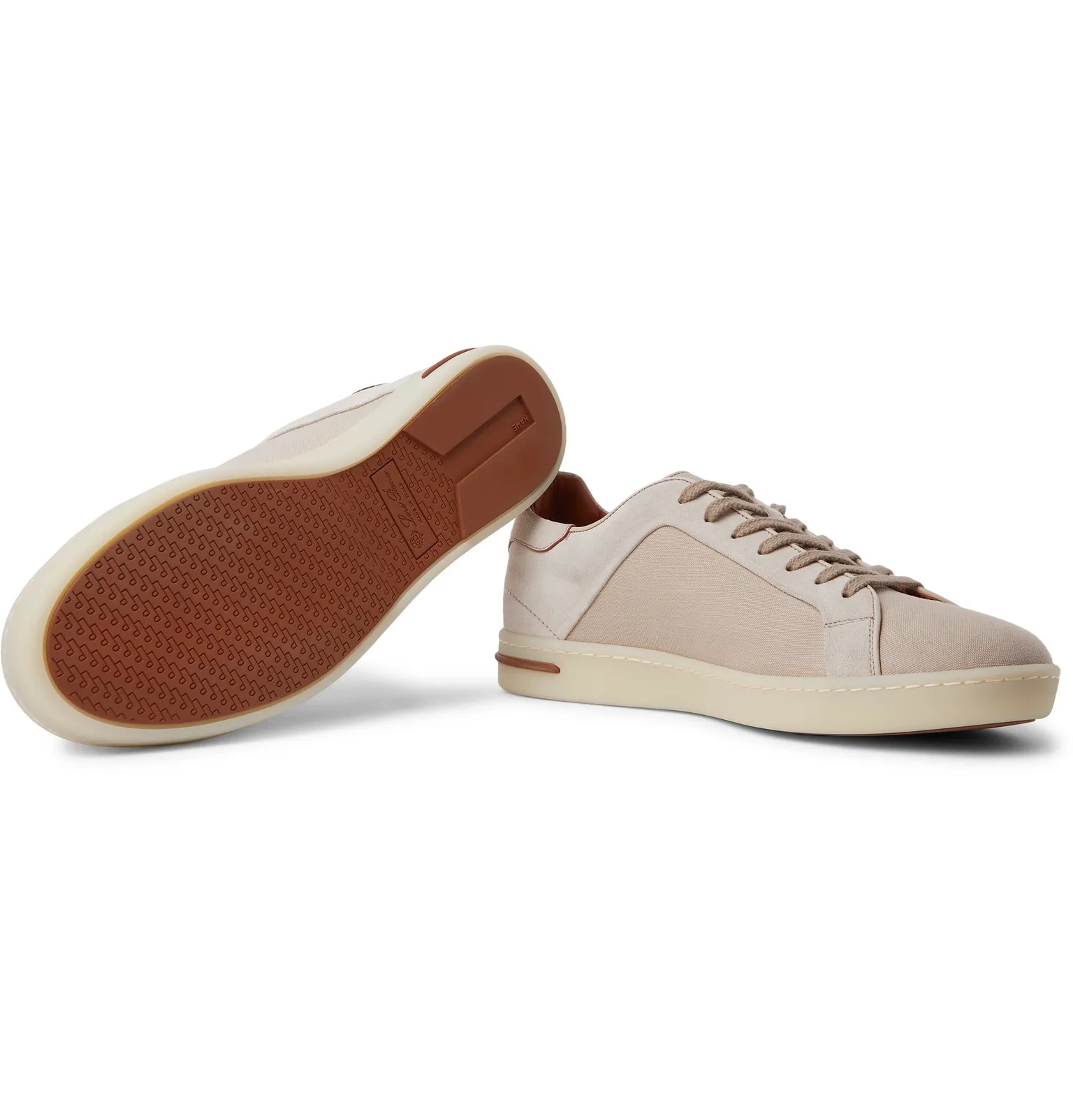 Traveller Suede and Canvas Sneakers - 3