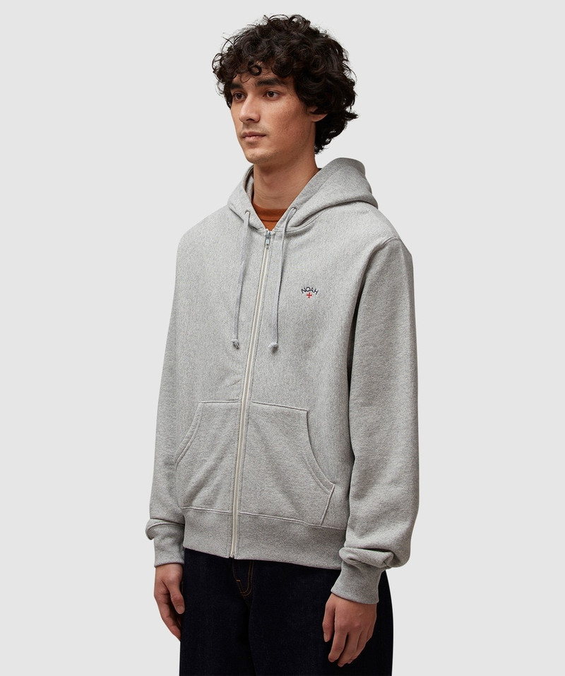 Noah Lightweight zip up hoodie outlook