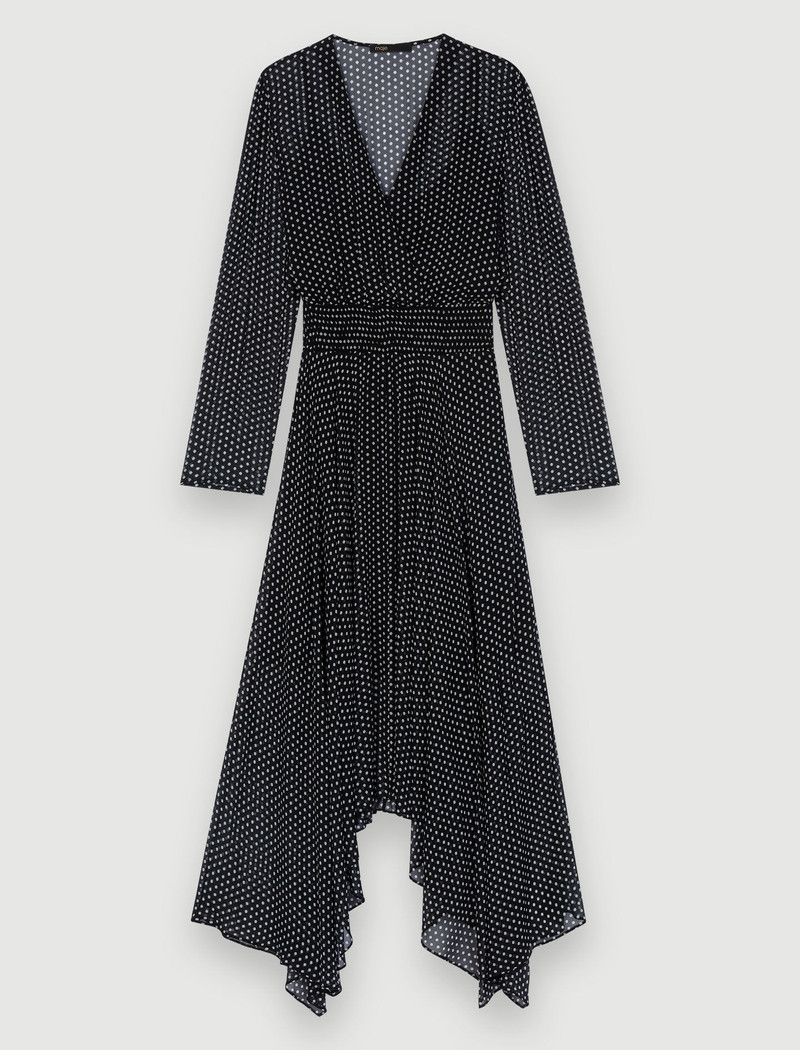 Vestido midi de lunares 1