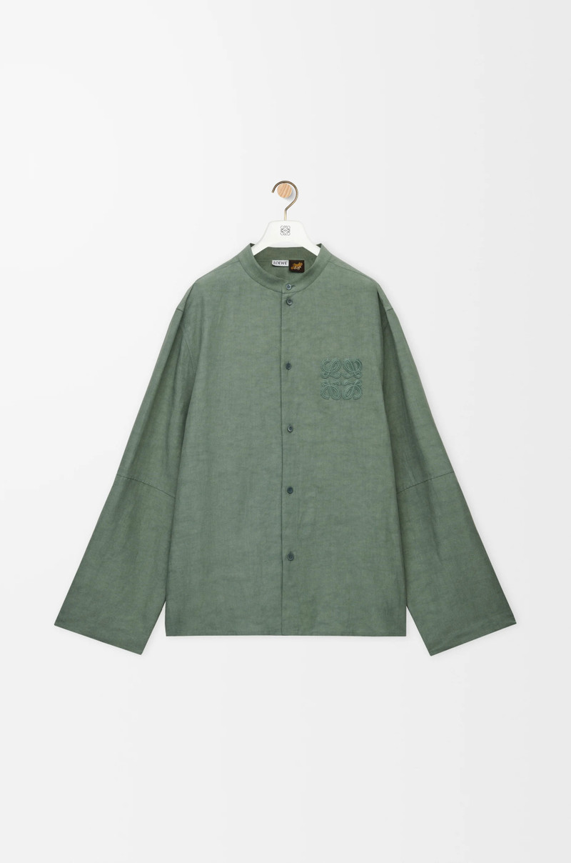 Shirt in viscose and linen 1