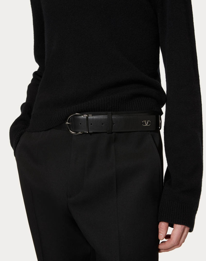 MINI VLOGO SIGNATURE CALFSKIN BELT 33MM / 1.3 IN. 5