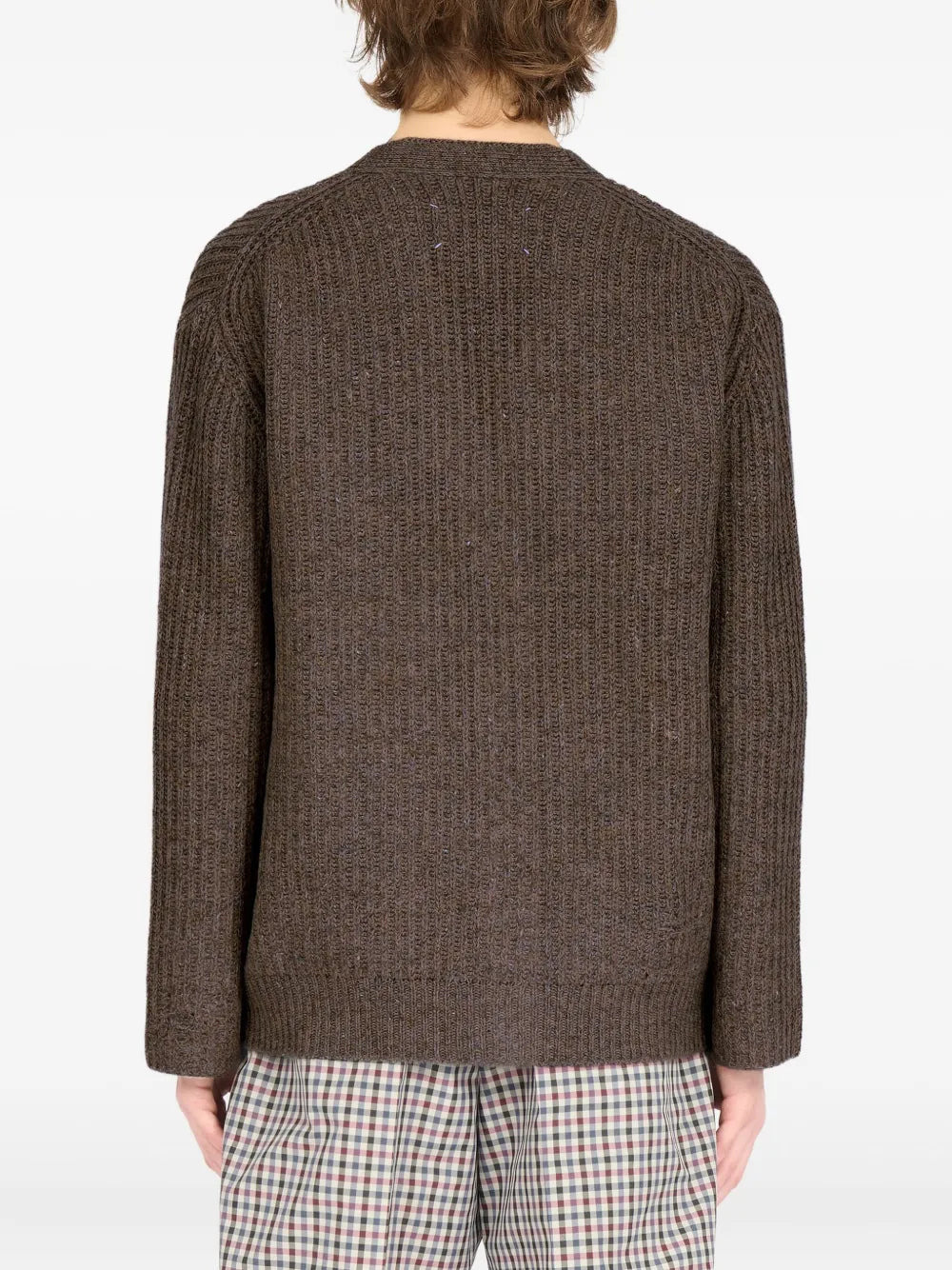 Ribbed Wool Cardigan - 5