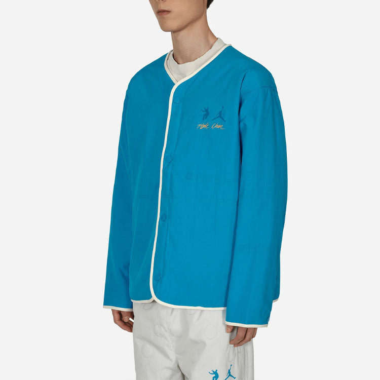 Air Jordan x union Crossover Solid Color Printing Logo reversible Long Sleeves Jacket Asia Edition B - 7