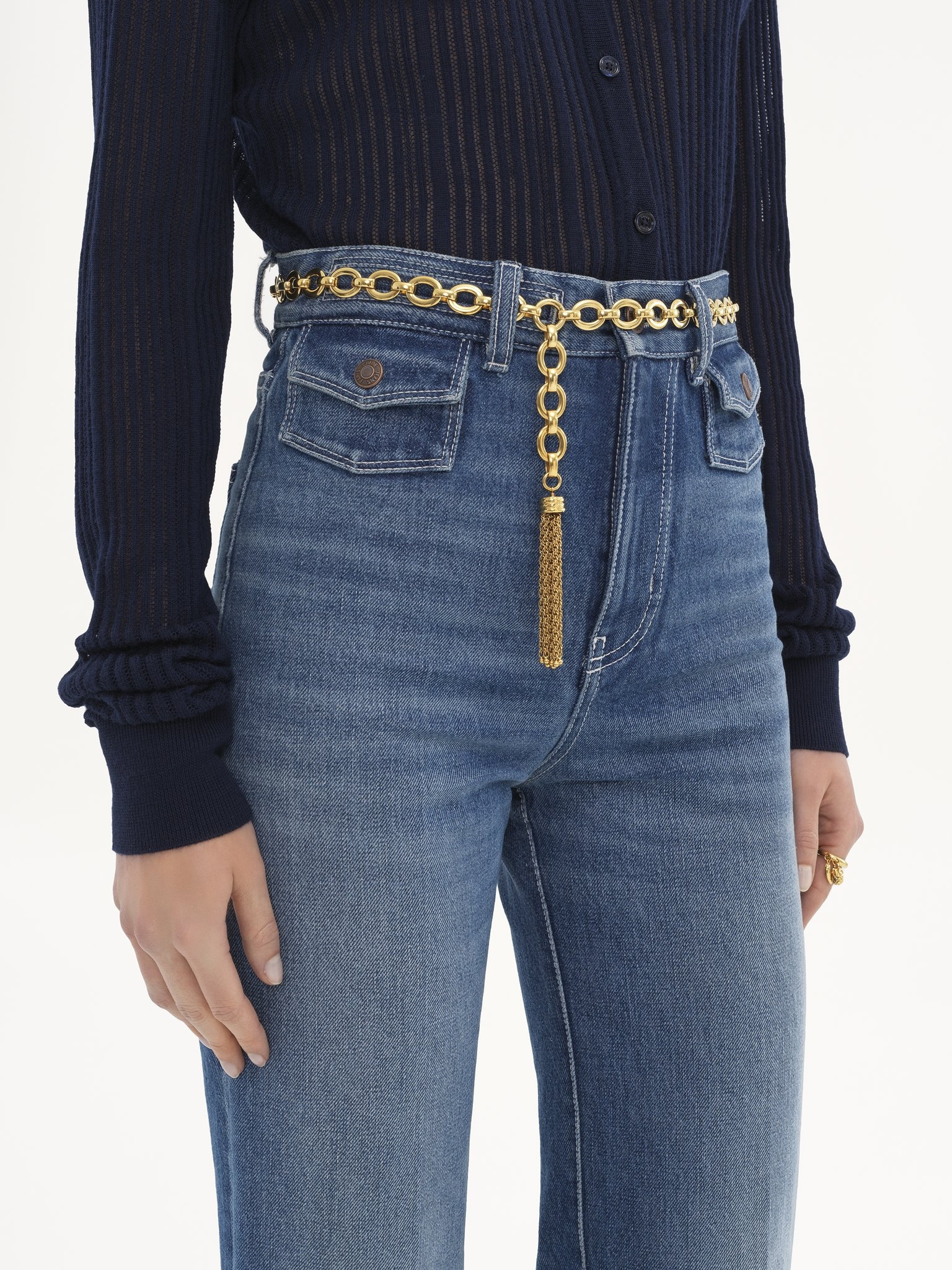 THE CHLOÉ POMPOMS BELT - 2