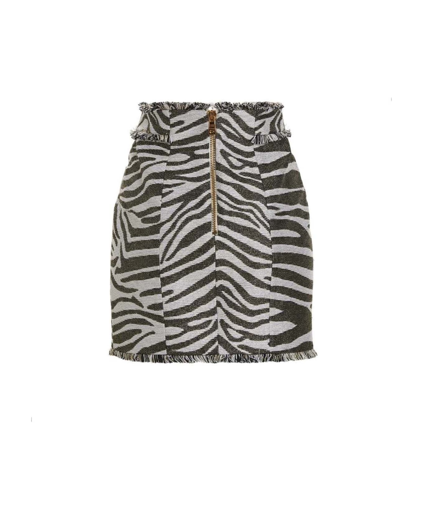 'lurex Zebra' Skirt - 2