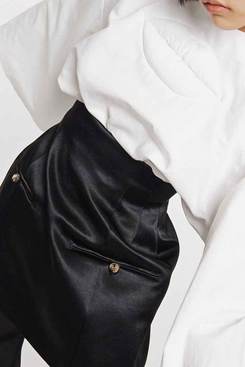 BASQUE TAILORED TROUSERS BLACK 7