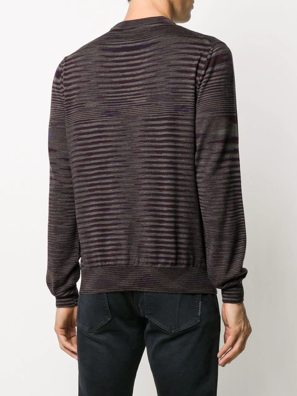 gradient wool knit jumper - 4