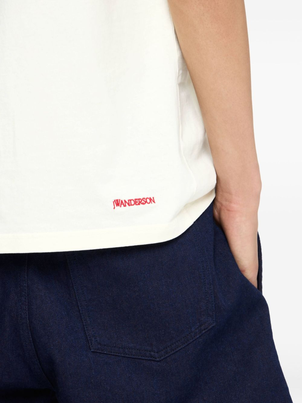 teapot-embroidered T-shirt - 5