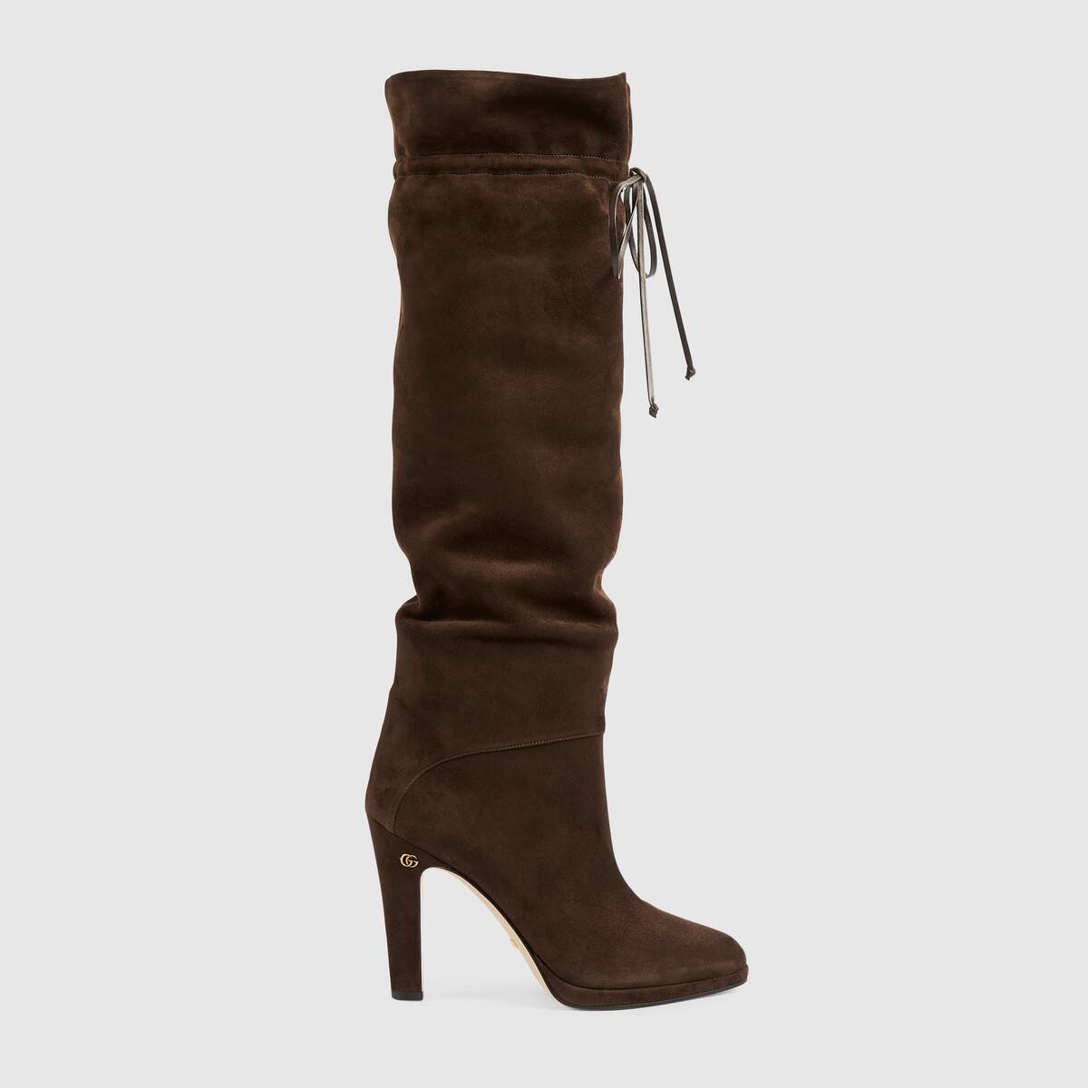 Women's knee-high boot with Double G - 1