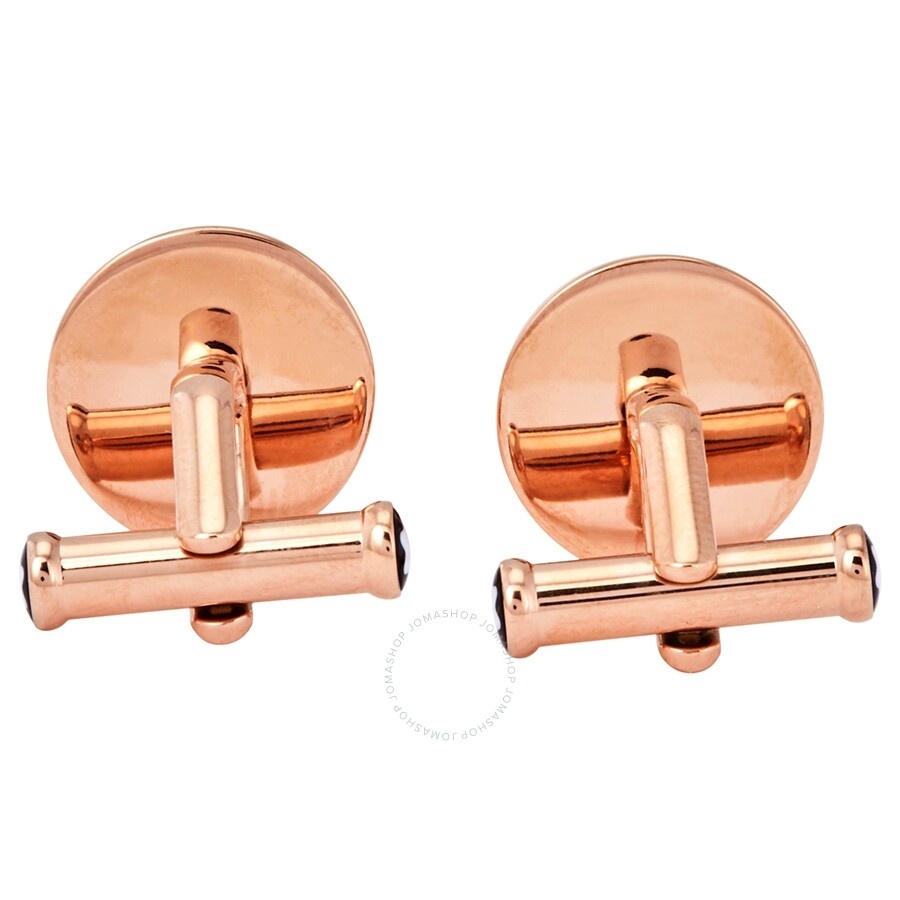 Montblanc Meisterstuck Rose Gold PVD Cufflinks - 3