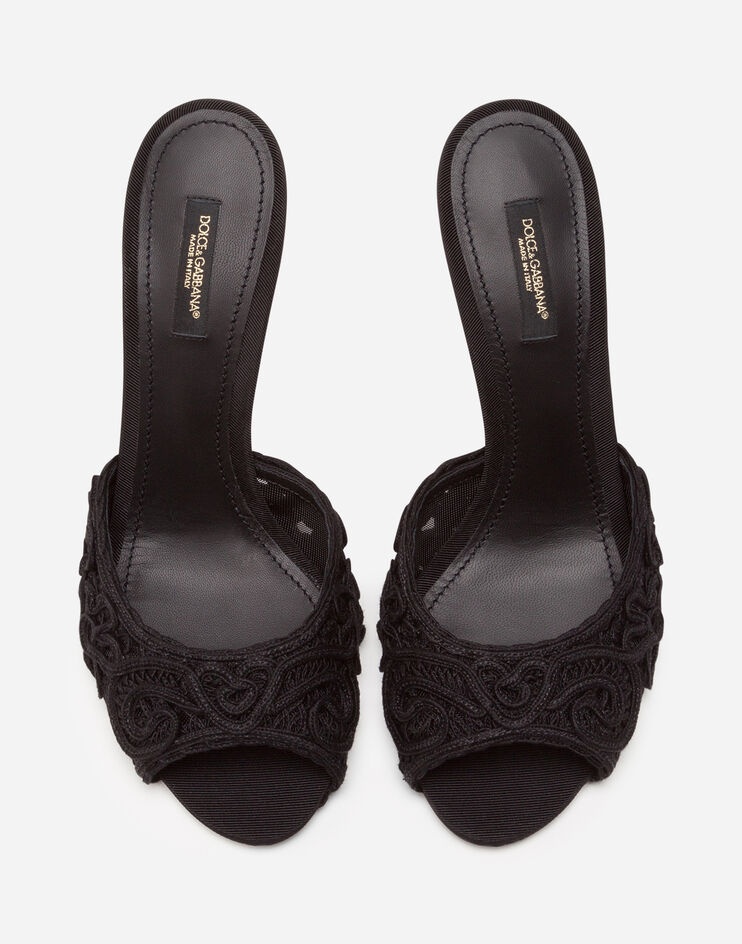 Cordonetto lace mules - 4