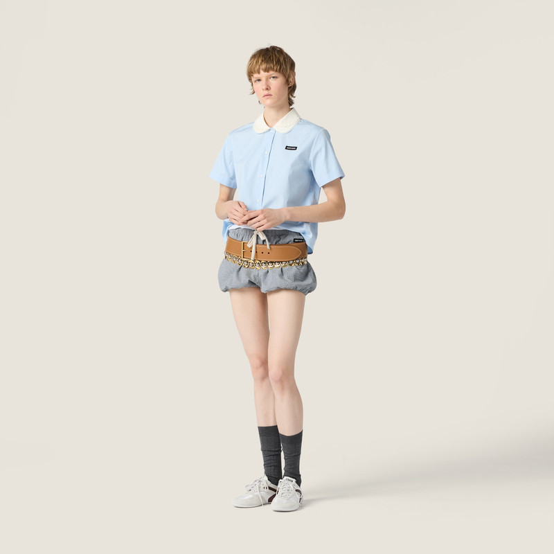 Miu Miu Poplin shirt outlook