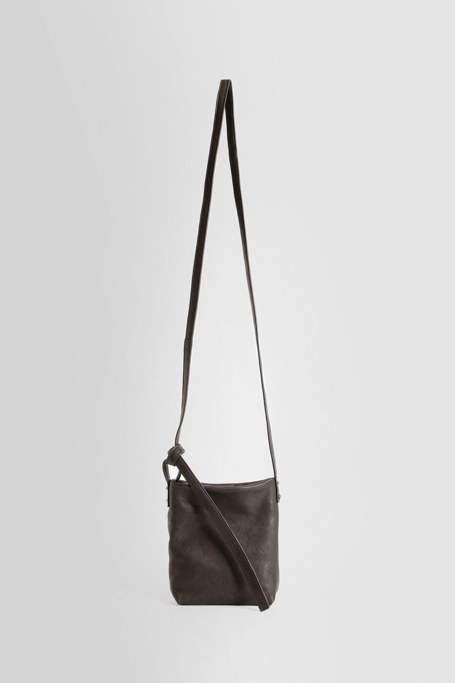 ANN DEMEULEMEESTER UNISEX BLACK SHOULDER BAGS - 1