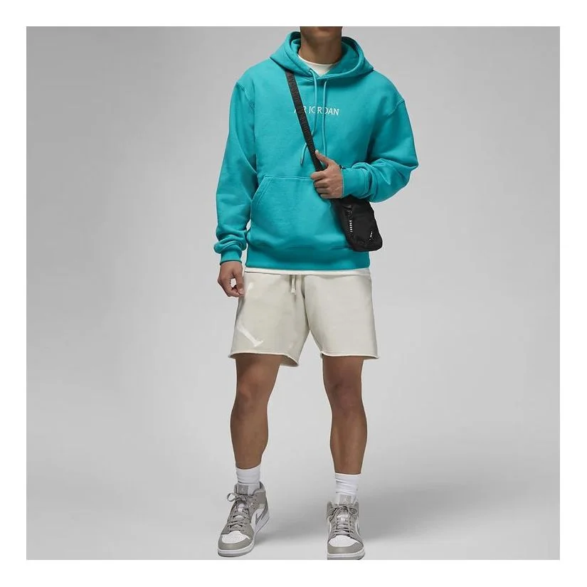 Air Jordan Solid Color Hoodie Men's Green Gemstone DO6095-322 - 1