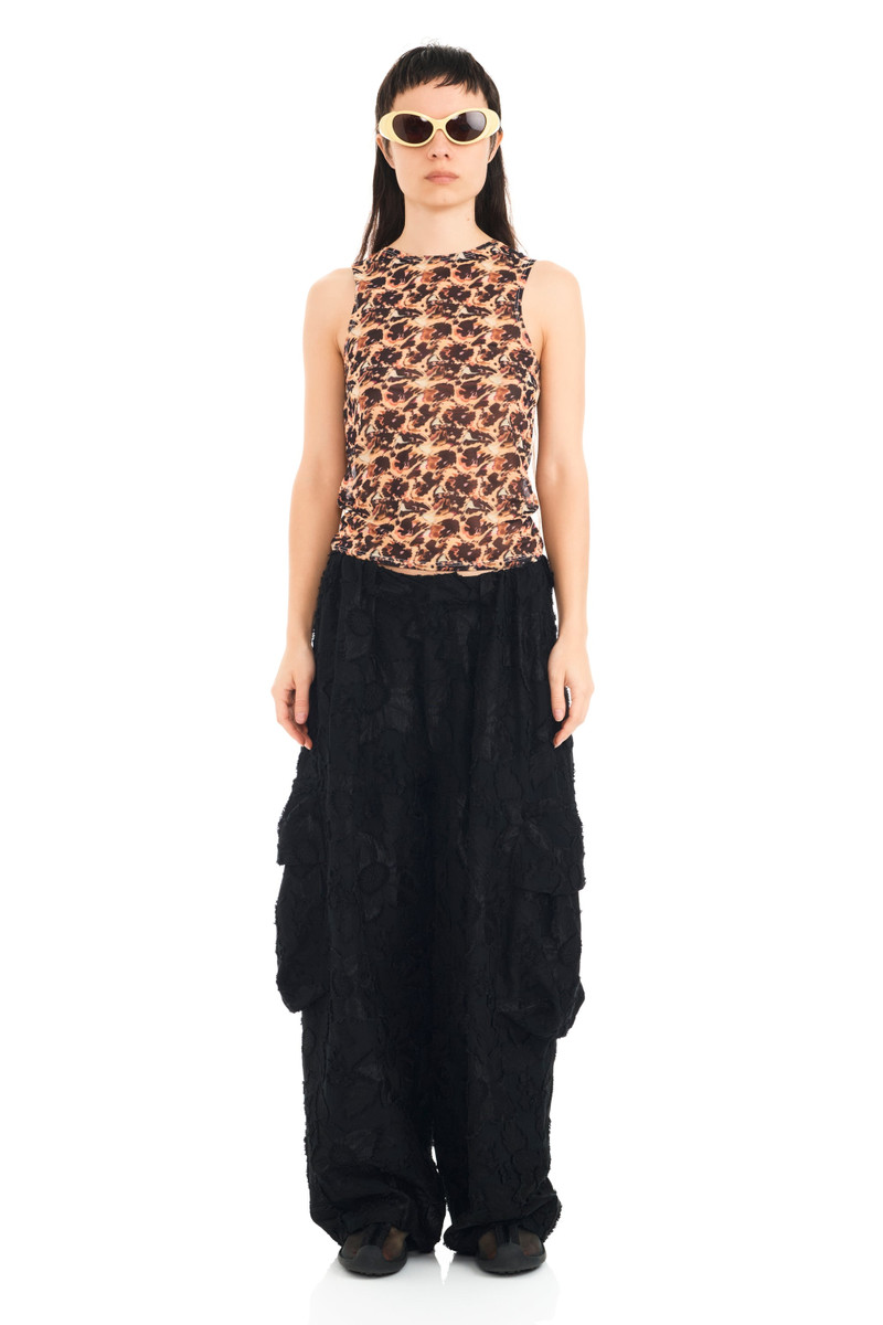Collina Strada LEOPARD PEONY DACHI CARDIO TANK outlook