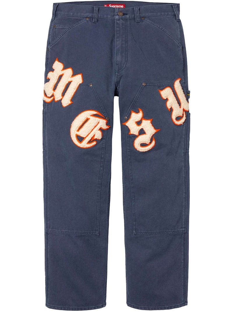 Old English Canvas Double Knee Painter "SS 25 - Navy" trousers - 1