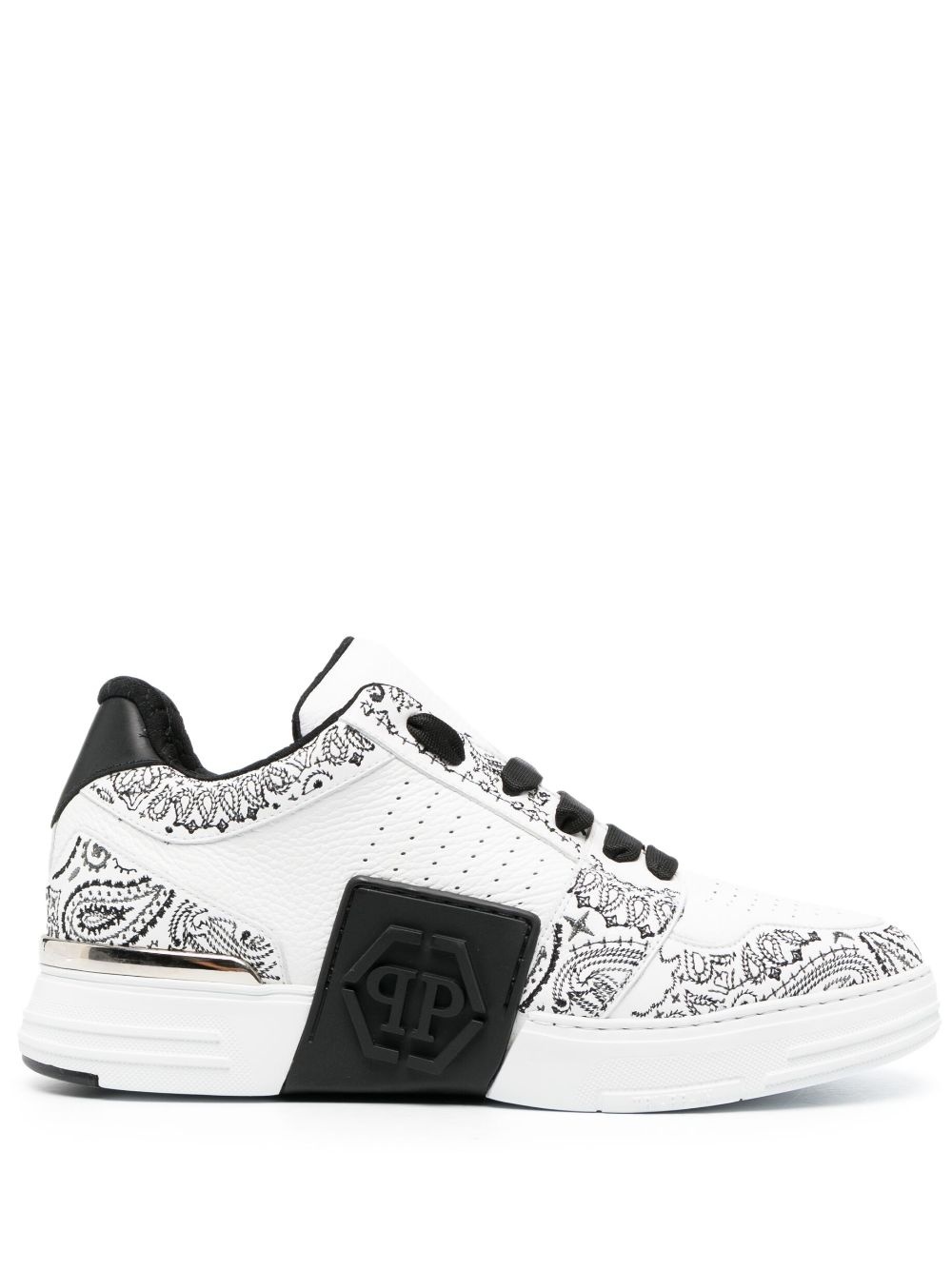 Royal Street paisley-print low-top sneakers - 1