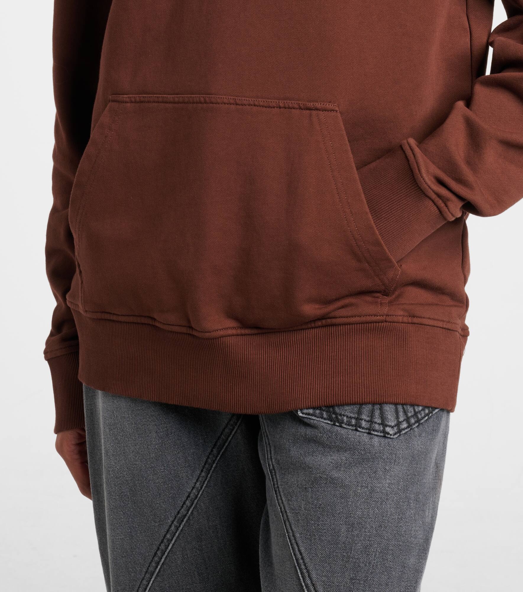 Printed embroidered cotton jersey hoodie - 5