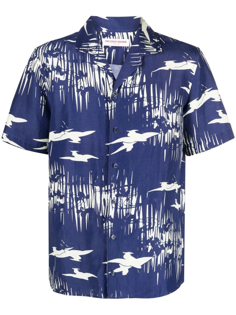 Hibbert graphic-print shirt 1