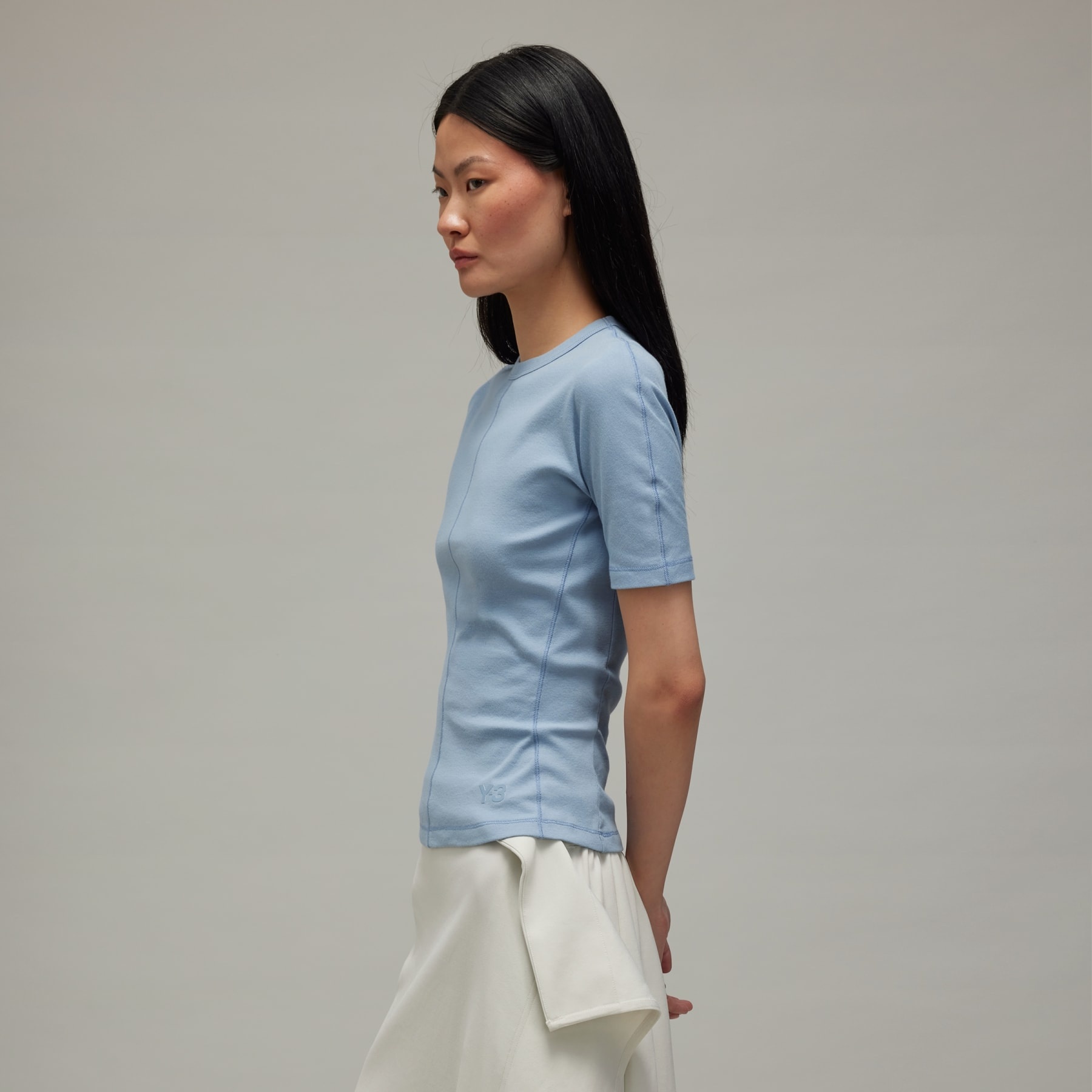 Y-3 Fitted Short Sleeve Tee - 4
