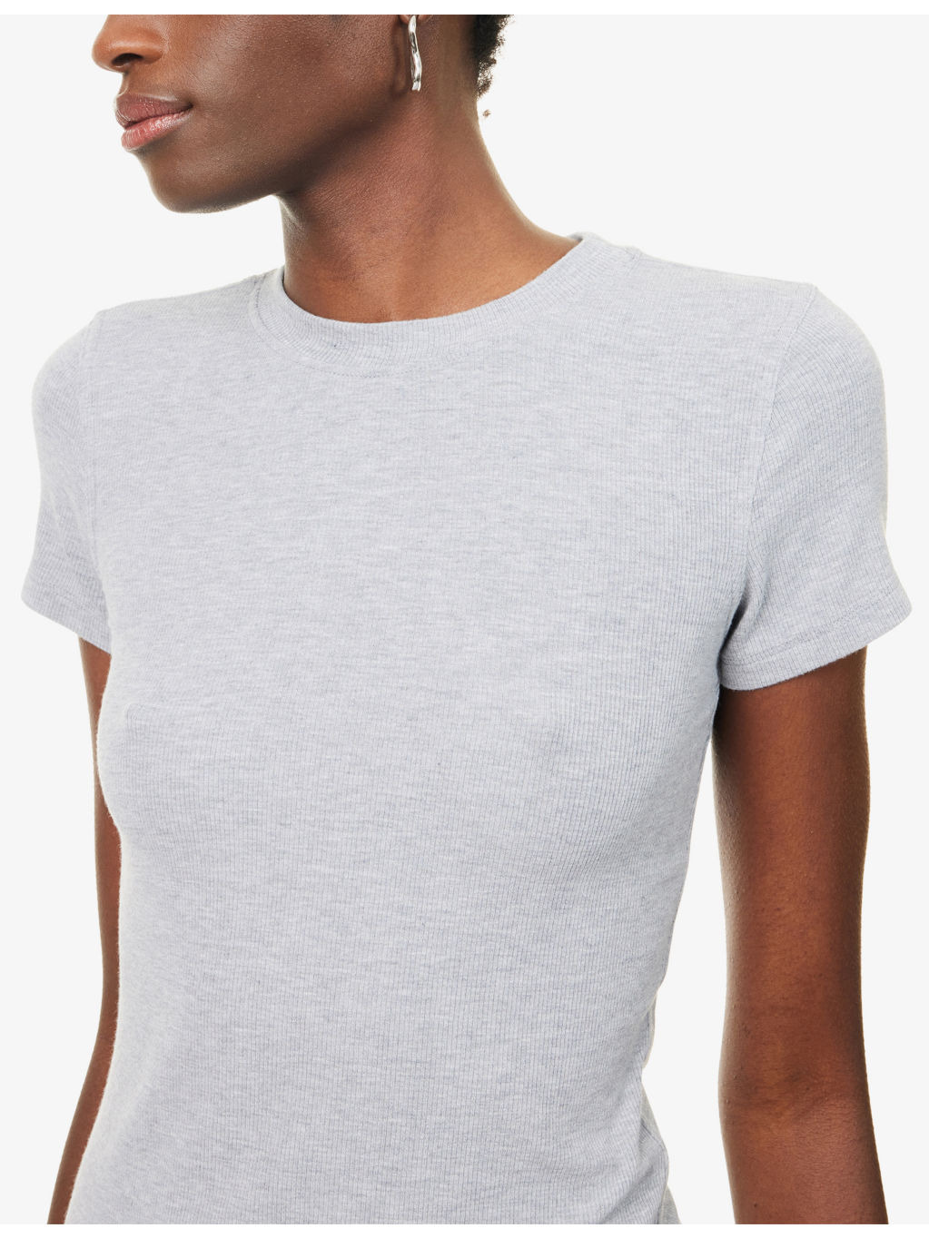 The Rib Baby Tee Modal-Jersey Top - 5