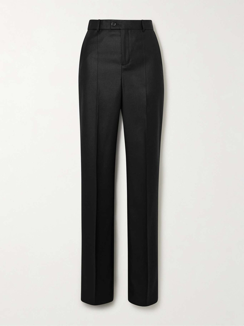 Stretch wool and LYCRA®-blend slim-leg pants 1
