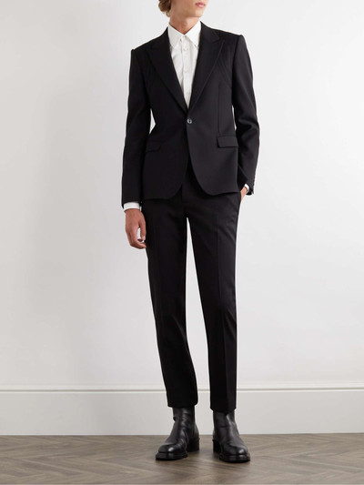 Alexander McQueen Slim-Fit Pleated Wool-Twill Trousers outlook