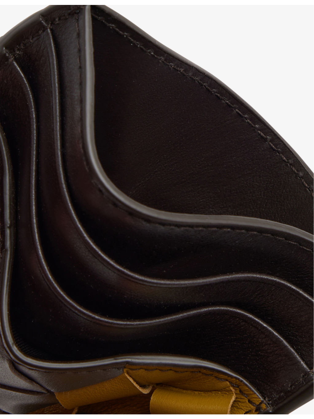 Intrecciato leather card holder - 4