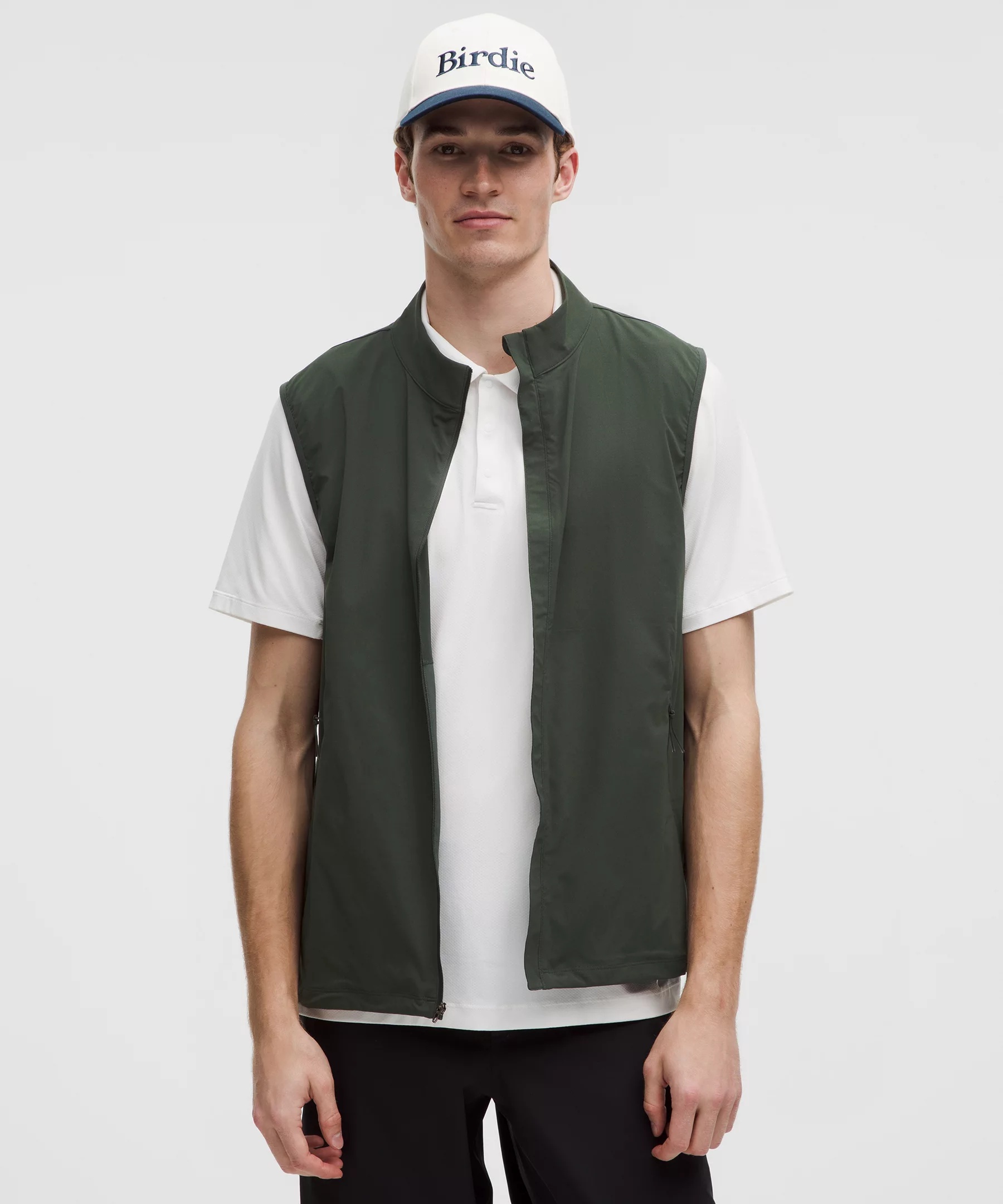Windproof Full-Zip Golf Vest - 2