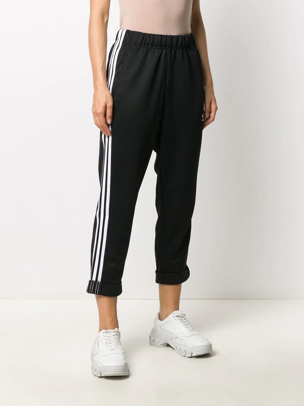 side stripe track pants - 3