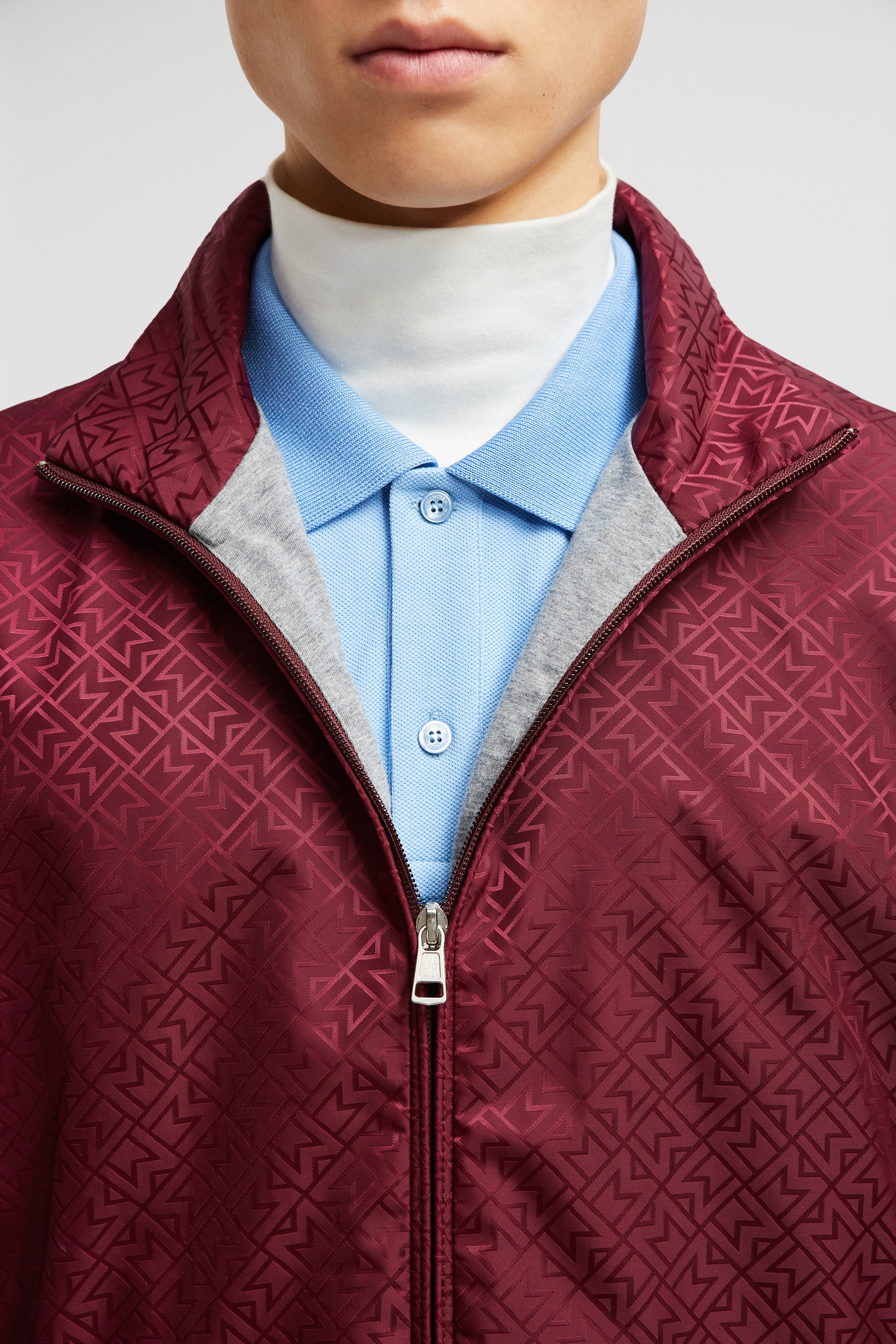 Moncler Vanoise Monogram Jacquard Windbreaker | REVERSIBLE