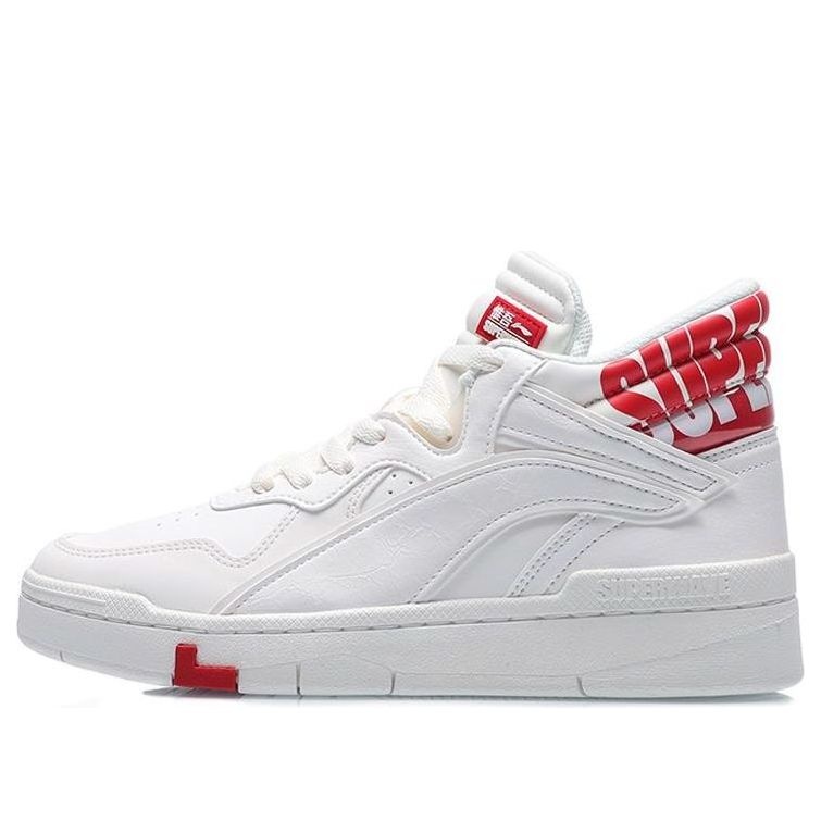 (WMNS) Li-Ning Superwave Mid 'White Red' AGCQ238-1 - 1