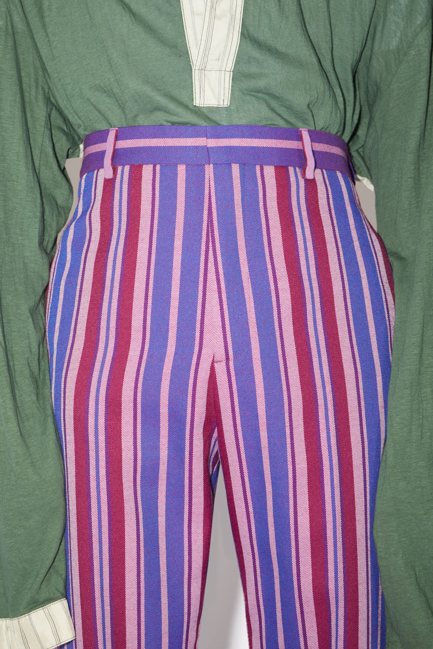 Flared trousers - Red/purple - 6