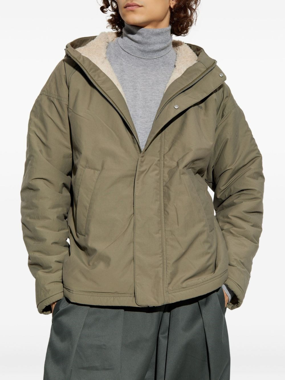 Wool blend reversible bomber jacket - 5