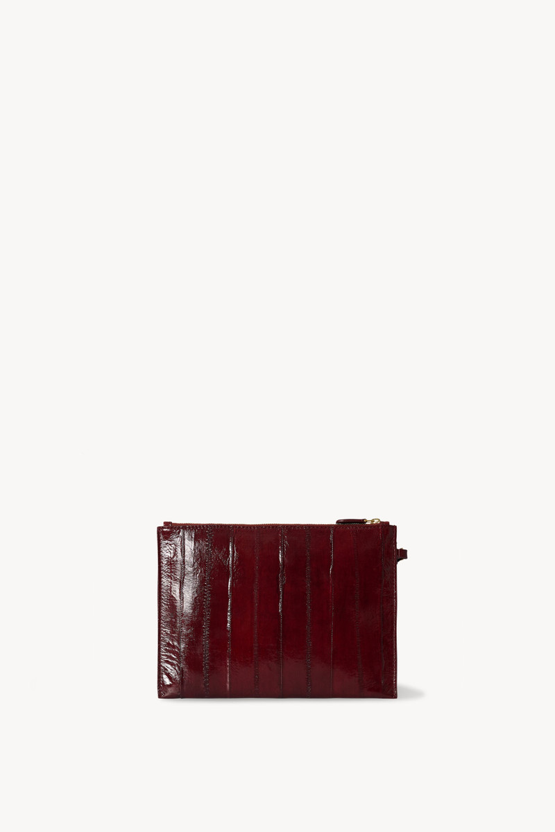 The Row Wristlet Pouch in Eel outlook